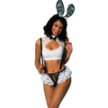 SEXY BUNNY LOOK 4-DELIG S/M