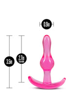 B YOURS CURVY ANAAL PLUG ROZE