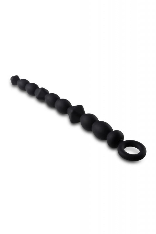 ANAL ADVENTURES PLATINUM SILICONE ANALE KRALEN ZWART