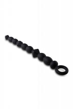 ANAL ADVENTURES PLATINUM SILICONE ANALE KRALEN ZWART