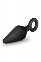 ANAL ADVENTURES SILICONEN LUSPLUG MEDIUM ZWART