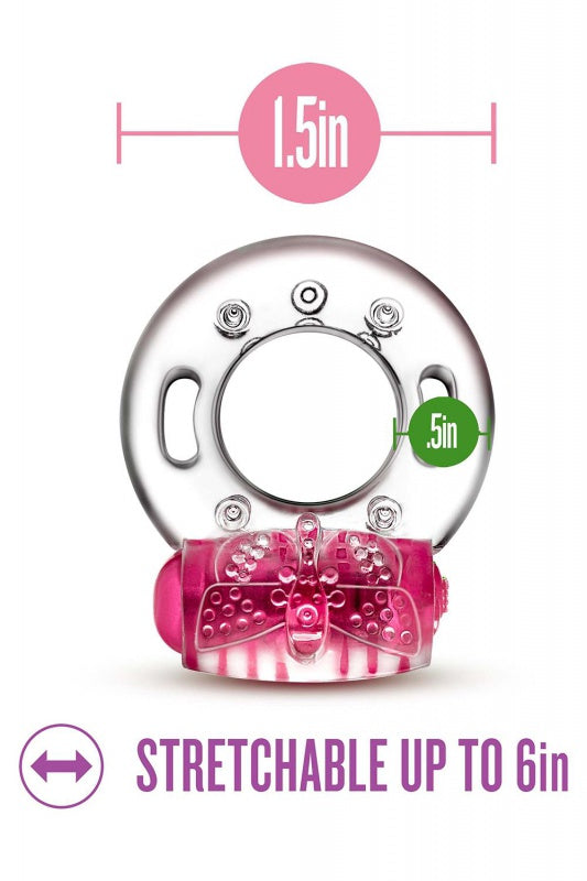 COCKRING VIBRATING C-RING ROZE