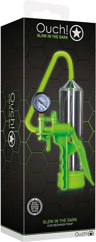 Ouch! Elite Penis Pomp Glow In The Dark