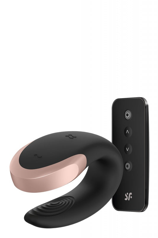 SATISFYER DUBBELE LIEFDE ZWART