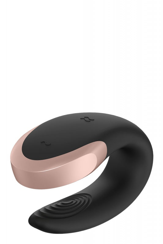 SATISFYER DUBBELE LIEFDE ZWART