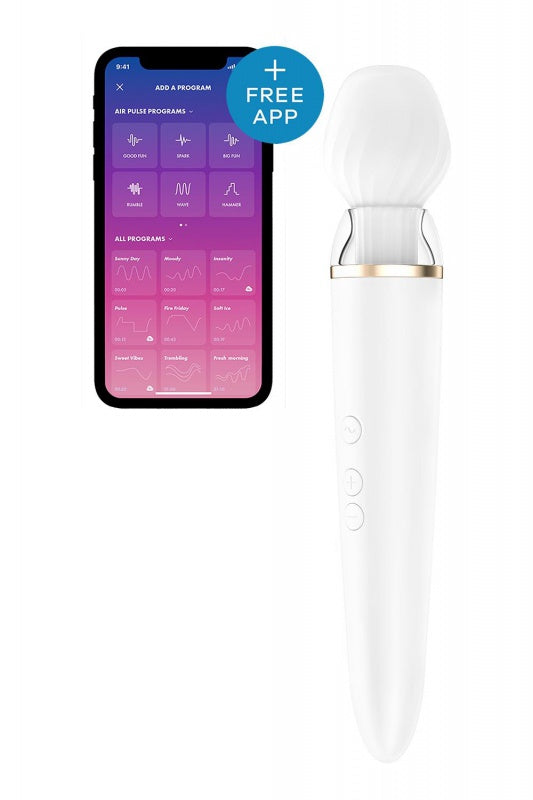 SATISFYER DOUBLE WAND-ER WHITE