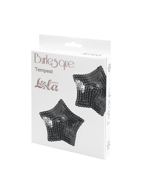 Nippelcovers Burlesque Tempest Zilver
