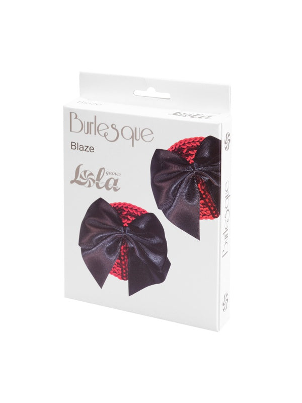 Nippelcovers Burlesque Blaze Zwart