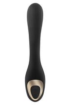 ZWARTE VIBRATOR MET DUBBELE ZUIGKRACHT
