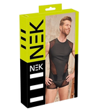 Nek Halftransparante Fetish Shirt