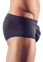 Svenjoyment Zwarte boxer met zakdetail