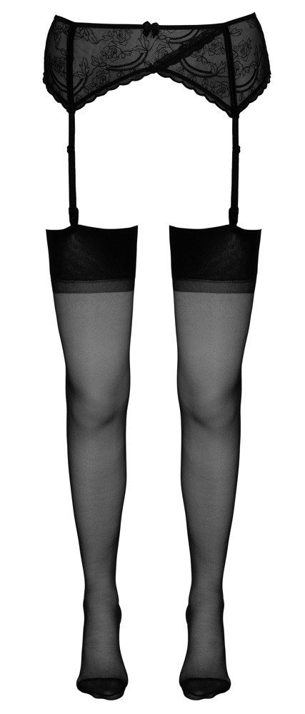 Cottelli  Net Kousen met Clip Strip voor Hoge Hakken