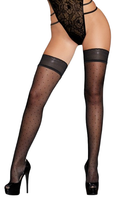 Cottelli Hold-up Kousen Dots Zwart