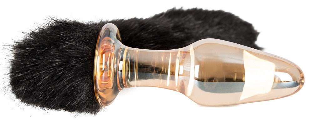 GLASS PLUG WITH TAIL Butplugg met Staart