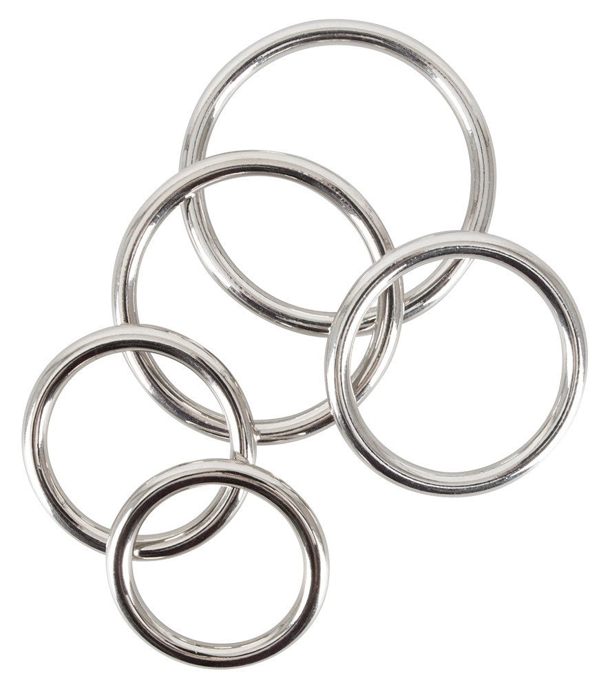 Bad Kitty – 5 Delig RVS Penis Ringen Set