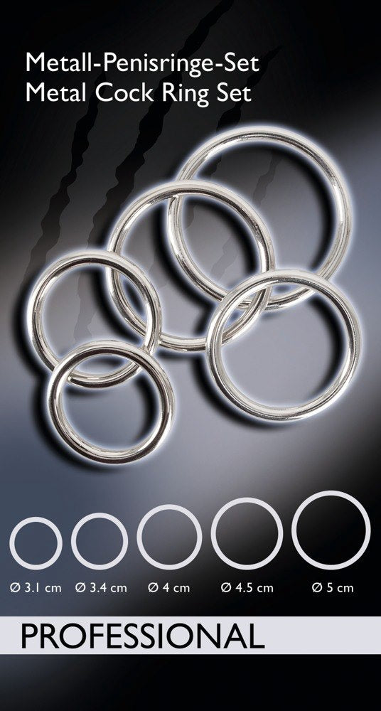 Bad Kitty – 5 Delig RVS Penis Ringen Set