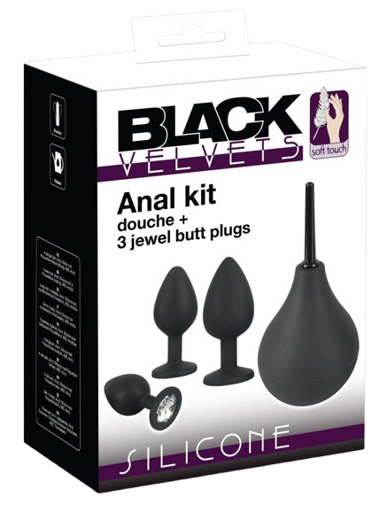 Black Velvets Anal Kit Butt Plugs