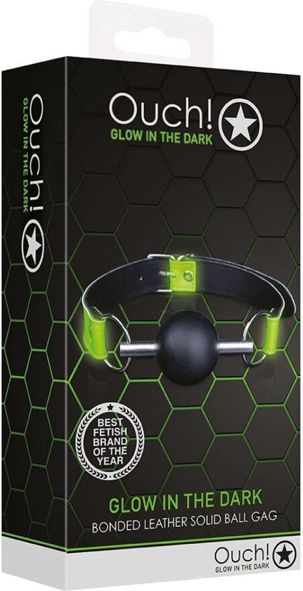 Solid Ball Gag - Glow in the Dark