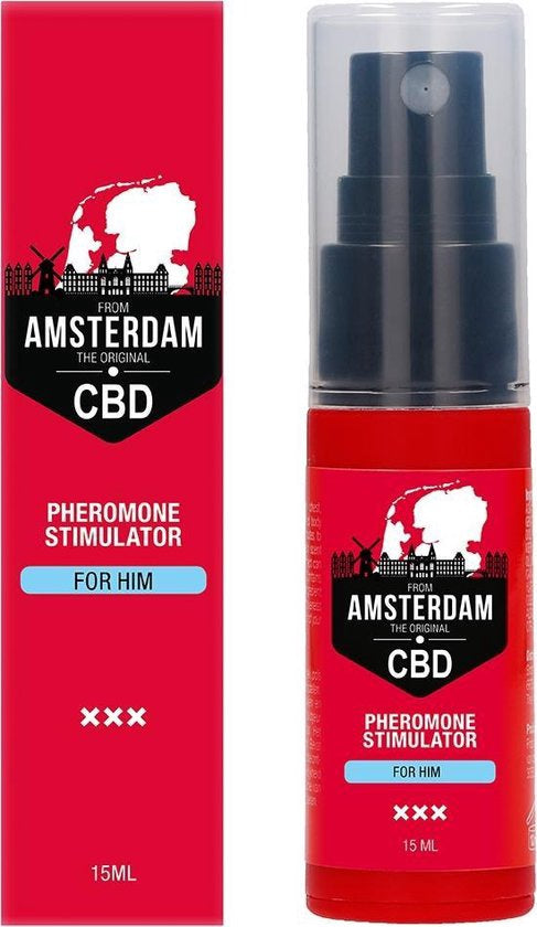 Originele CBD Amsterdam Feromoonstimulator voor Hem  0.5 fl oz / 15 ml