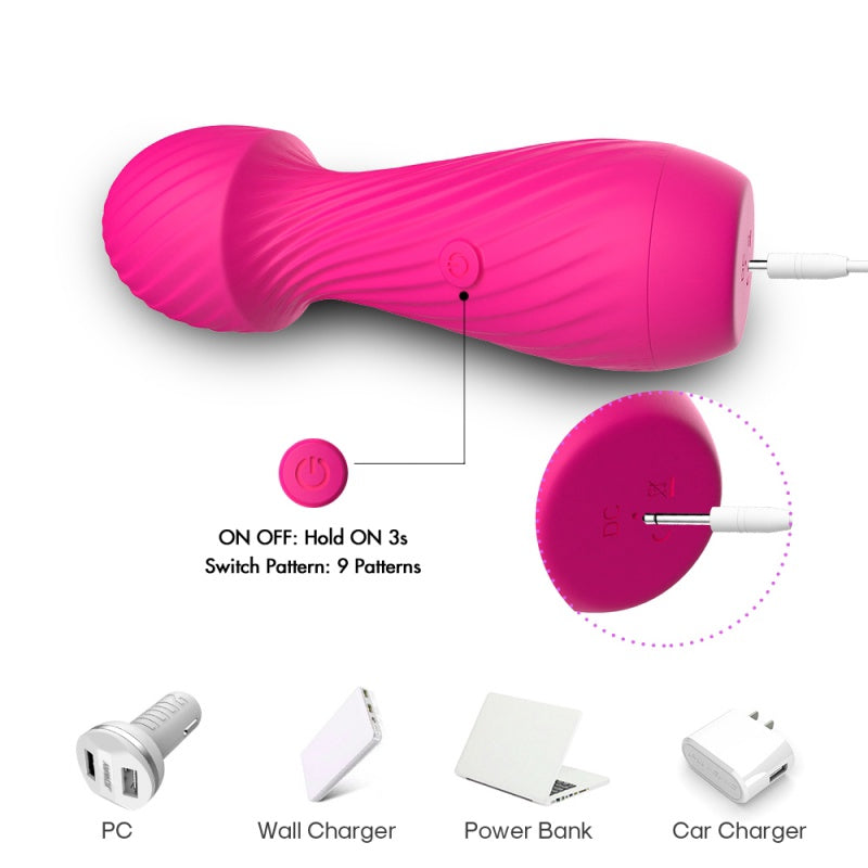 Wand Vibrator Foxshow  en ndash Dazzle roze