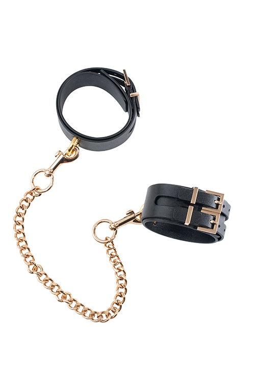 GP PREMIUM ENKELBOEIEN MET KETTING ZWART