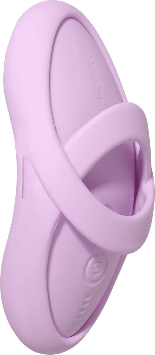 SVAKOM - Echo 2 - Flexibele Vinger Vibrator, App Besturing - Sky Blue