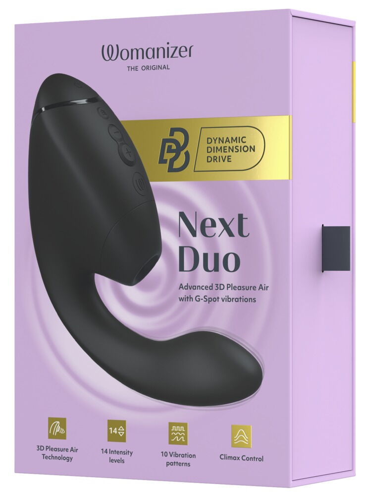 Womanizer Next Duo 3D Pleasure Air Zwart