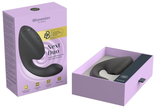 Womanizer Next Duo 3D Pleasure Air Zwart