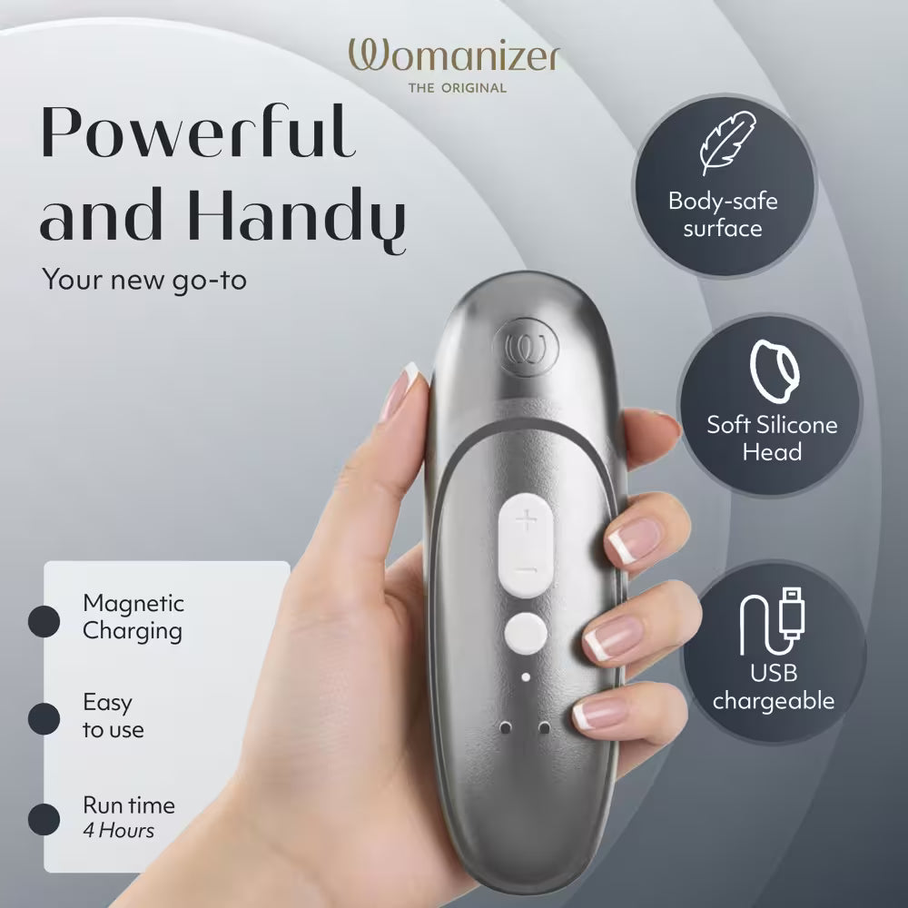 Womanizer Pro Silver Clitoris Stimulator