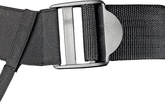 Ribbed Hollow Strap On with Balls  8" / 21 cm  Gunmetal