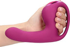 Riko - Drievoudige Motor Thumper met Geavanceerde Vingerbeweging & Pulsgolf Stimulator  Roze