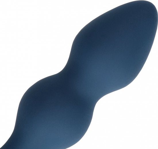 Teardrop Shaped Anal Plug  Medium  Baltic Blue