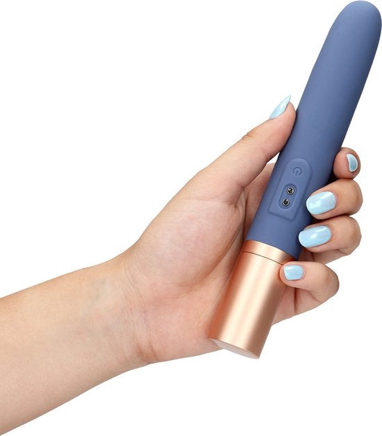 Reis vibrator met glijmiddel compartiment en pomp