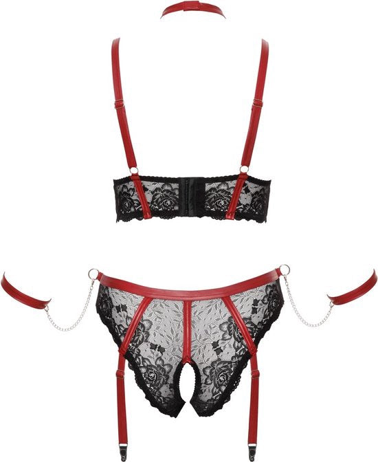 Longline Beha Bondage Lingerie Set
