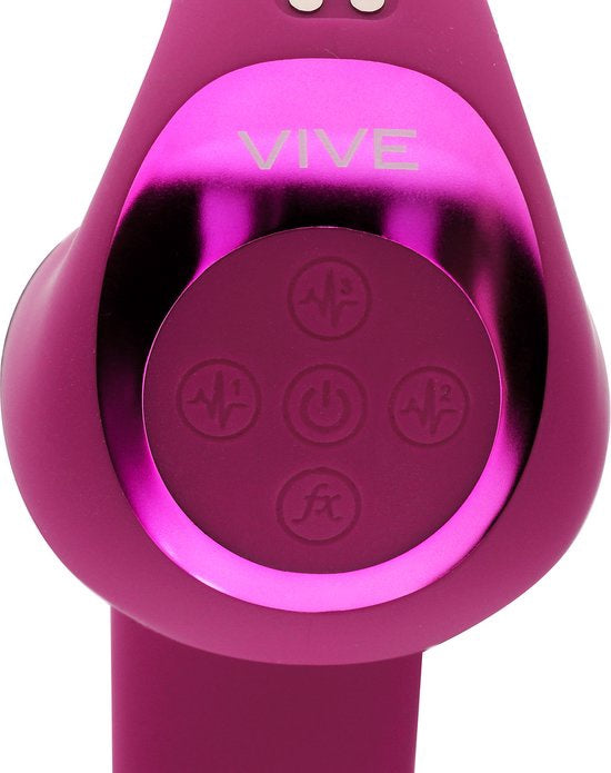 Riko - Drievoudige Motor Thumper met Geavanceerde Vingerbeweging & Pulsgolf Stimulator  Roze