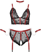 Longline Beha Bondage Lingerie Set