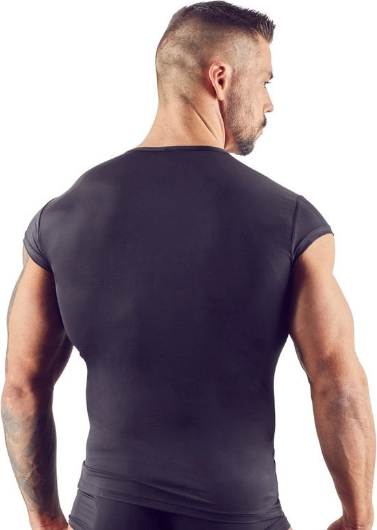 Svenjoyment Licht Transparante Mannen Shirt