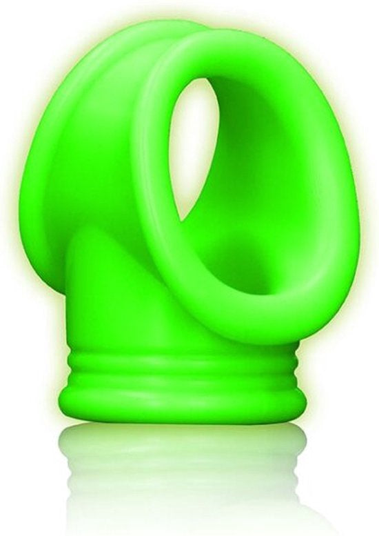 Cockring & Ball Strap - Glow in the Dark ouch!