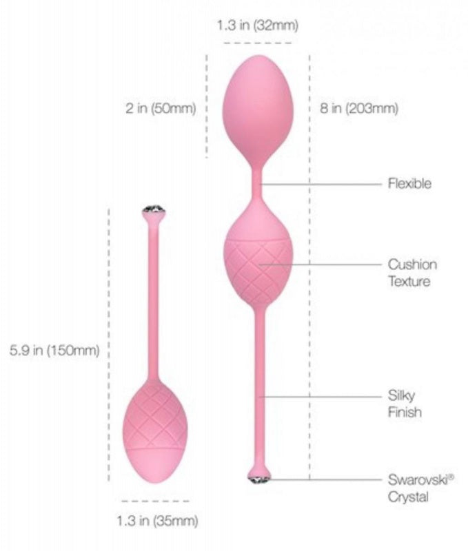 Pillow Talk - Frisky Pleasure Balls - Roze