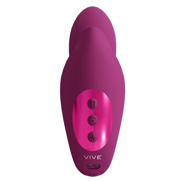 Yuki  Dual Motor G-Spot Vibrator met Masserende Kralen Roze