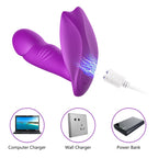 Foxshow Stimulator Panty Vibrator USB 7 Functie / Verwarming
