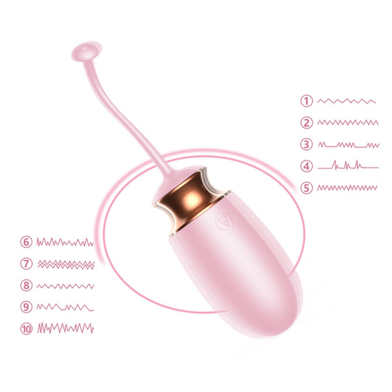 Vibrerende Siliconen Love EGG USB 10 Functie / Verwarming / Stembediening