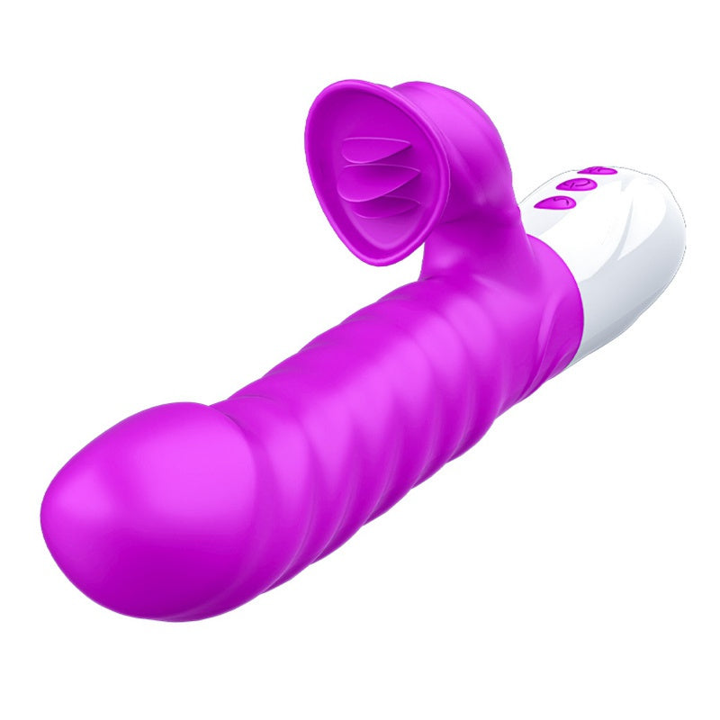 Foxshow Silicium Vibrator 7 Functie en Verwarmingsmodus,