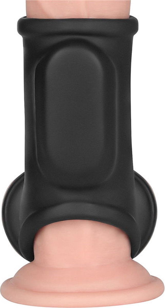 LoveToy  Silk Knights Ring  Vibrerende Penis en Scrotum Sleeve - Ø 2,8 cm