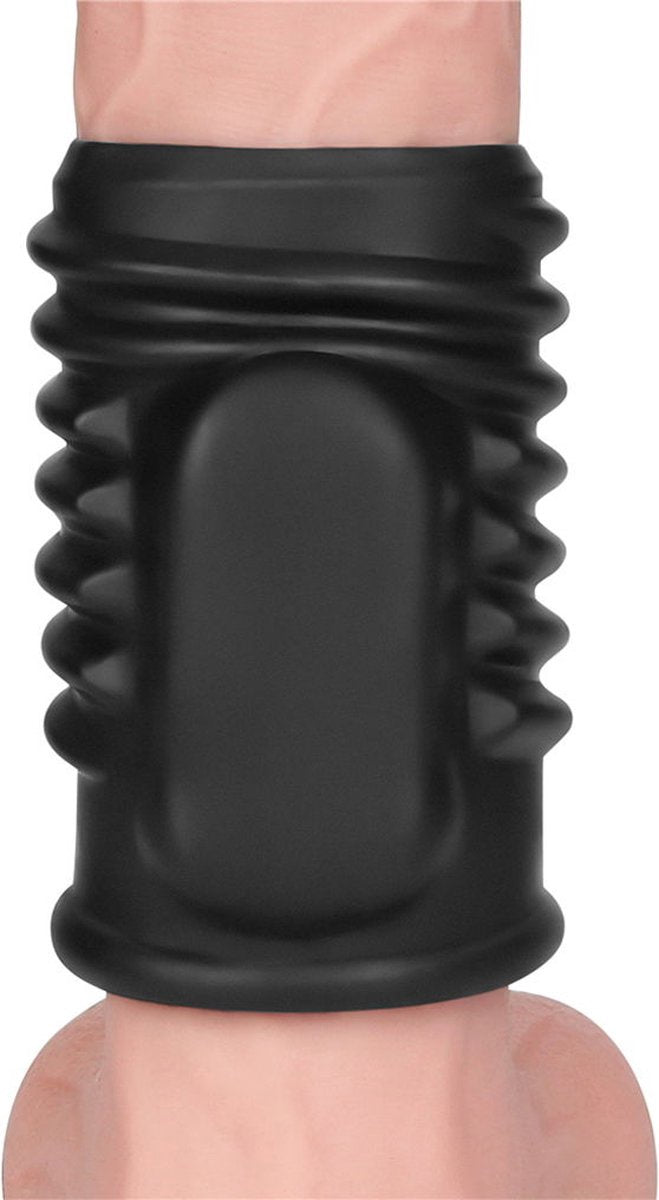 LoveToy  Spiral Knights Ring  Vibrerende Penis Sleeve (Ø 3,7 cm)