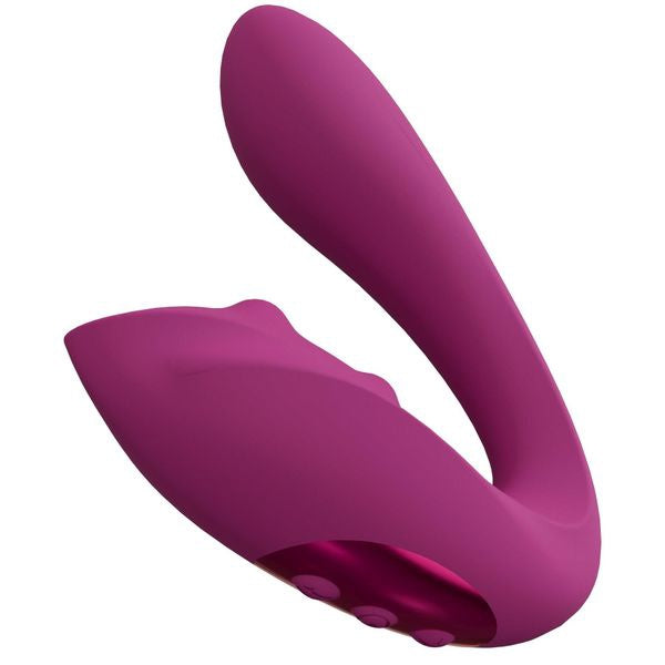 Yuki  Dual Motor G-Spot Vibrator met Masserende Kralen Roze