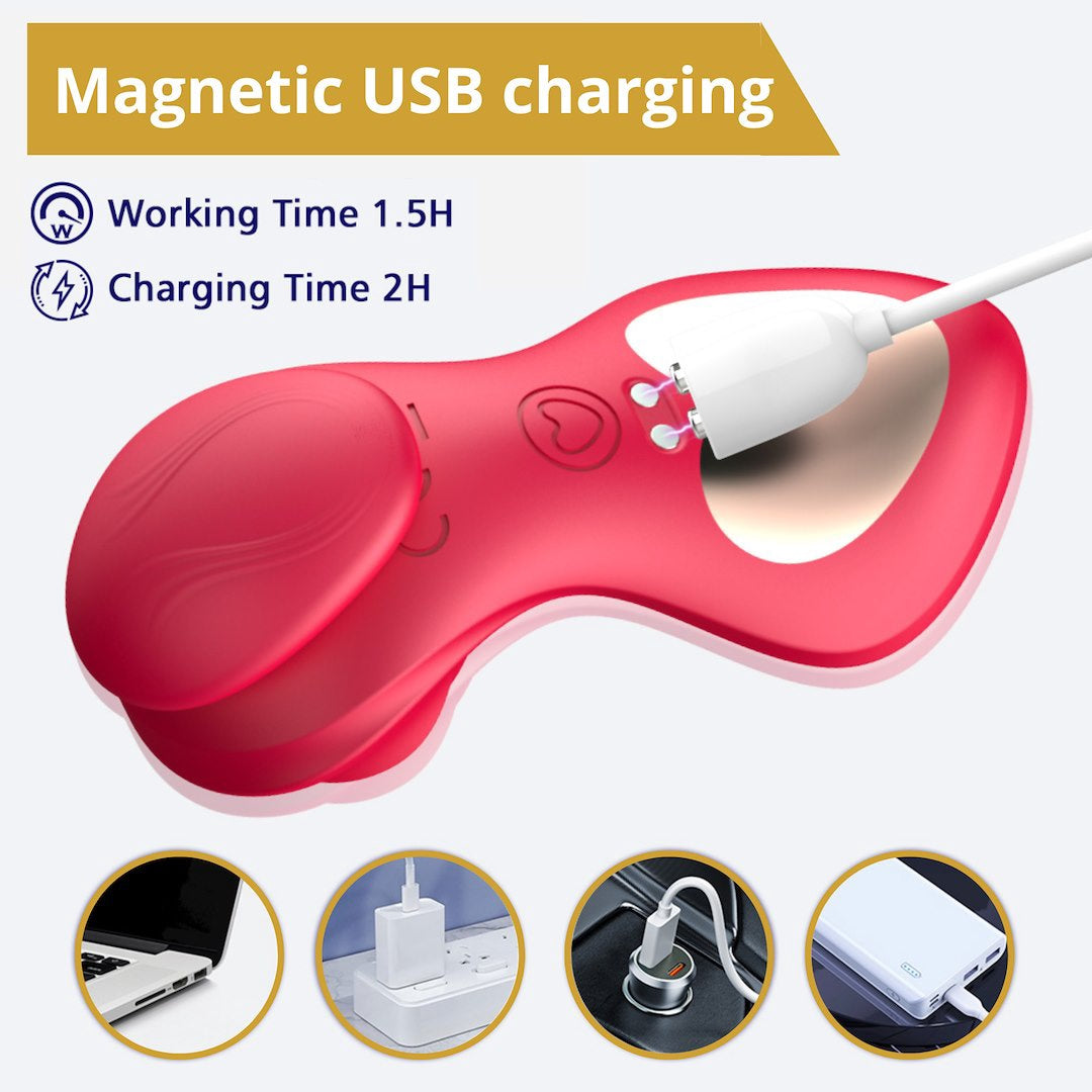 Sweetplay Draadloze Clitoris- en Labia Massager