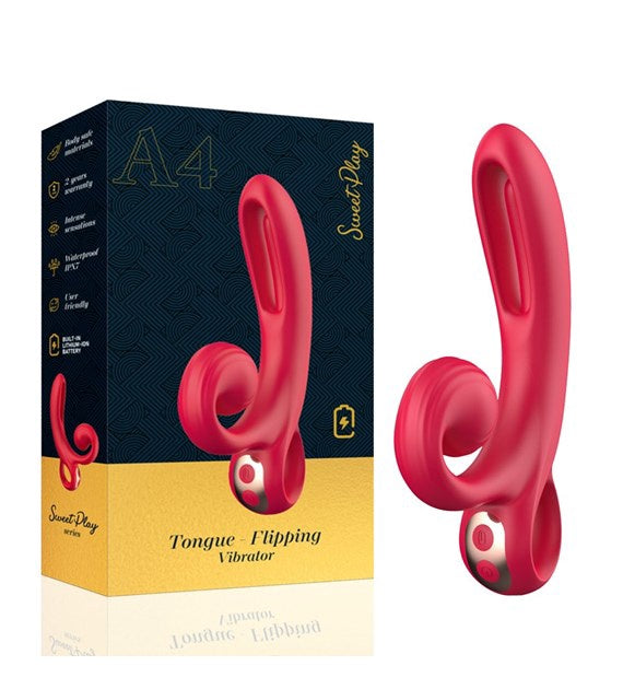 Erospace Sweet Play A4 – vibrator met tong- en clitorisstimulatie