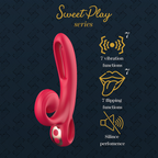 Erospace Sweet Play A4 – vibrator met tong- en clitorisstimulatie