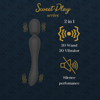 Erospace Sweetplay 2 In 1 Wandmassager en G-Spot Vibrator